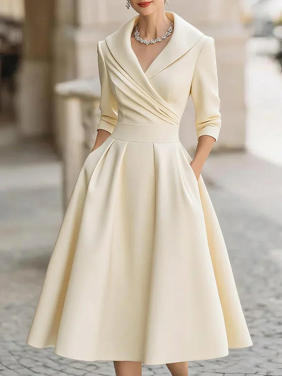 Zoe | Elegant Satin Dress