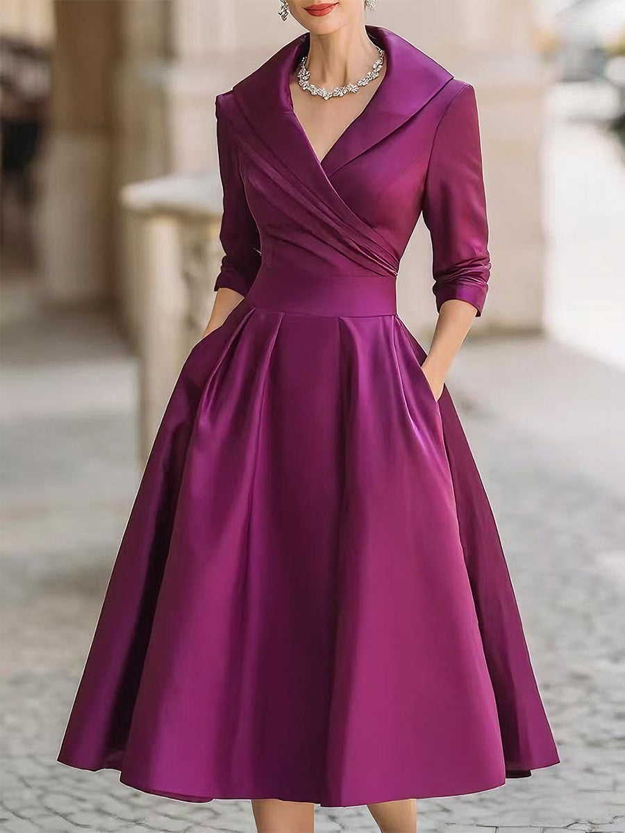 Zoe | Elegant Satin Dress
