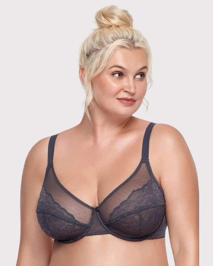 Body Essence – Gray breast minimizer bra - enchant