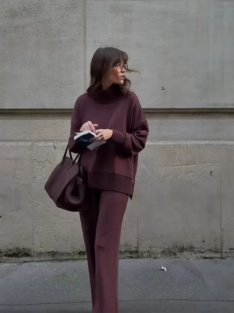 Celine | Relaxed Fit Sweatshirt Pants Set