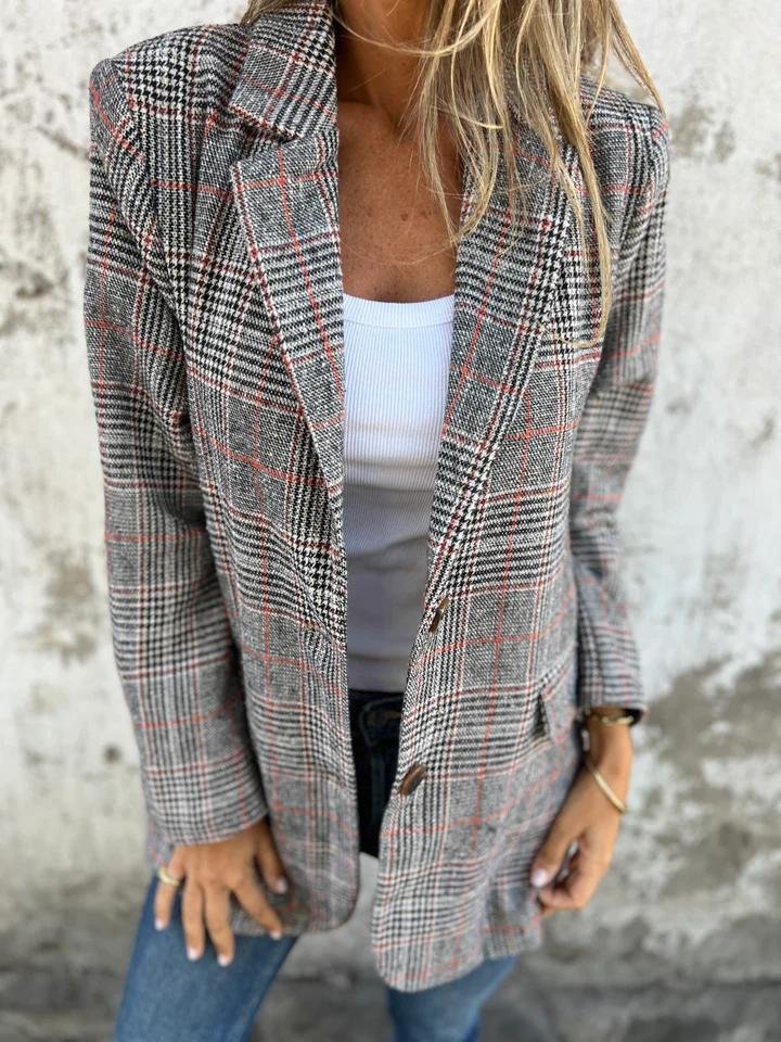 Haven – Checkered winter blazer