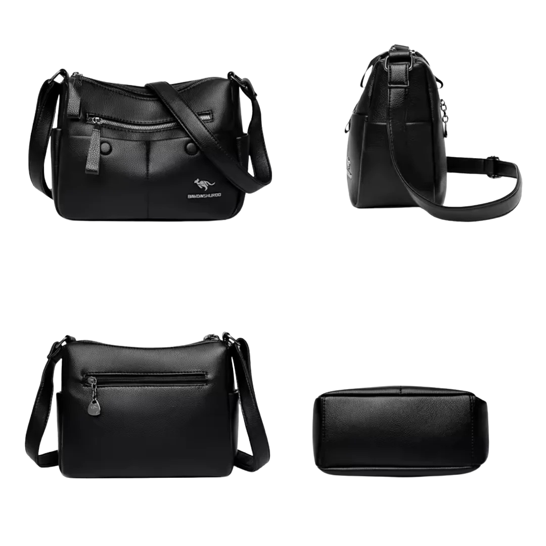 Terra – Classic everyday bag Riley with front zippers