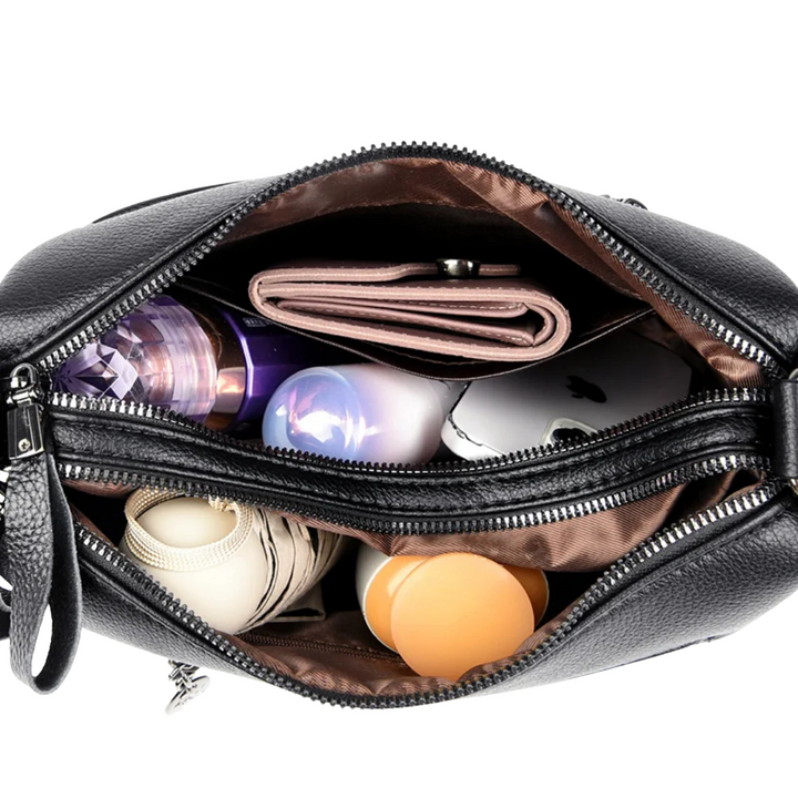 Terra – Classic everyday bag Riley with front zippers