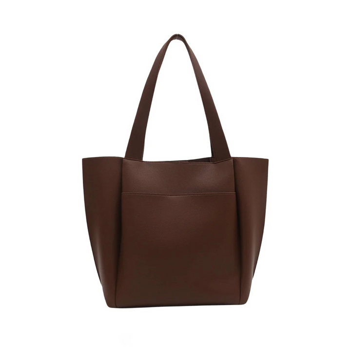 Terra – Elegant brown tote handbag Hazel with spacious interior