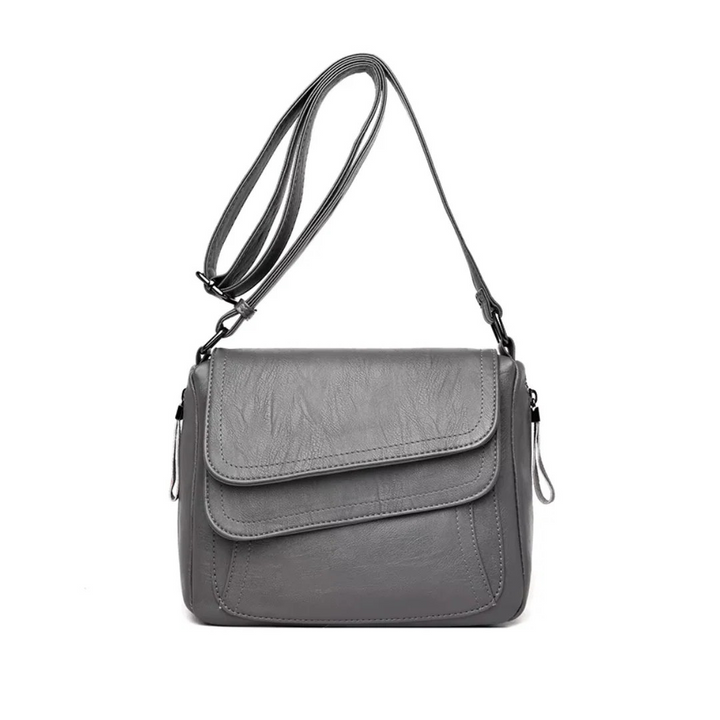 Terra – Vintage cross shoulder bag Marina with layered flap design