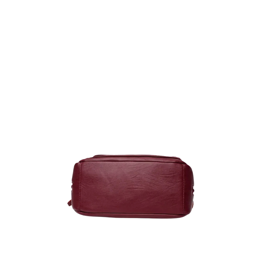 Terra – Vintage cross shoulder bag Marina with layered flap design