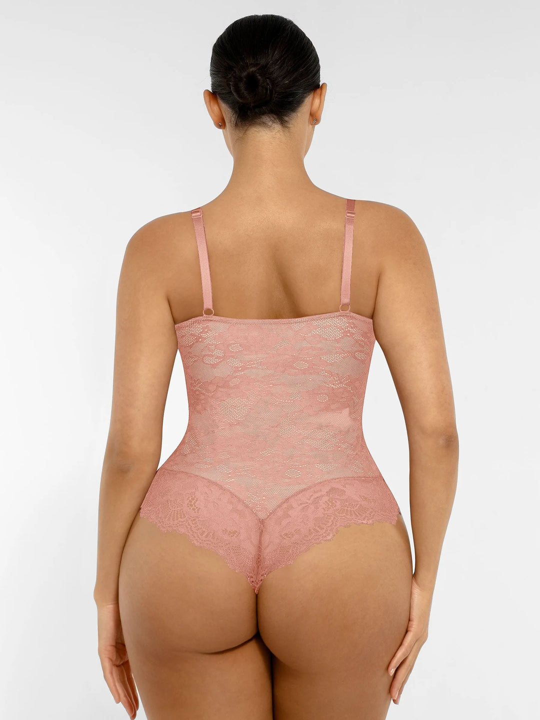 Body Essence – Lace v neck full bodysuit