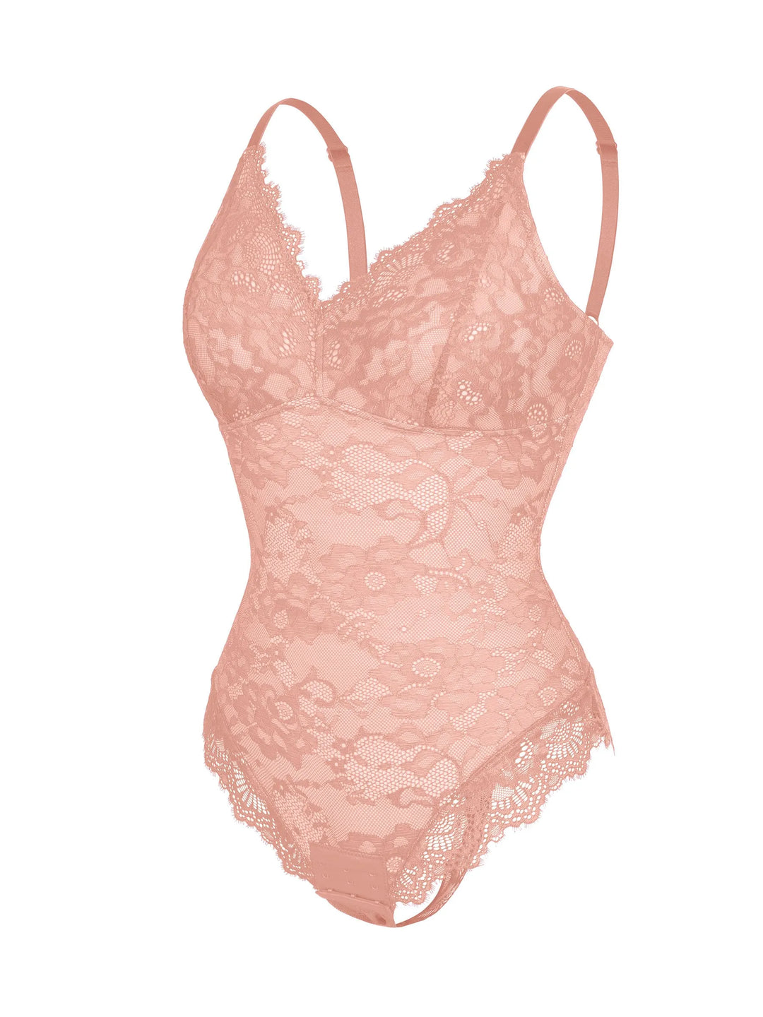 Body Essence – Lace v neck full bodysuit