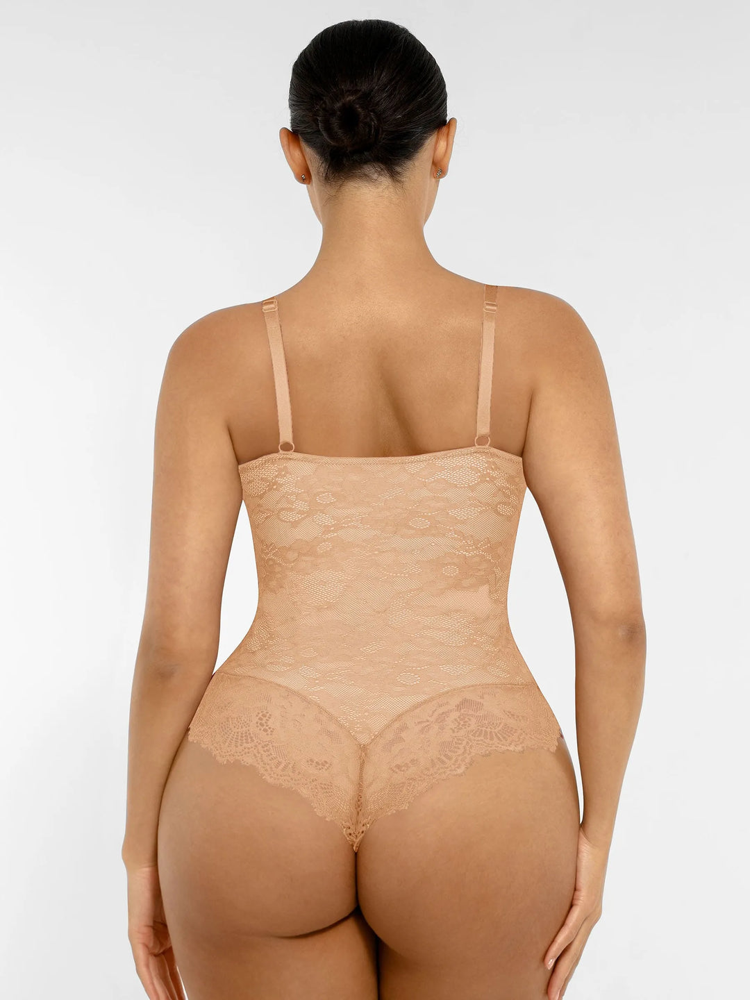 Body Essence – Lace v neck full bodysuit
