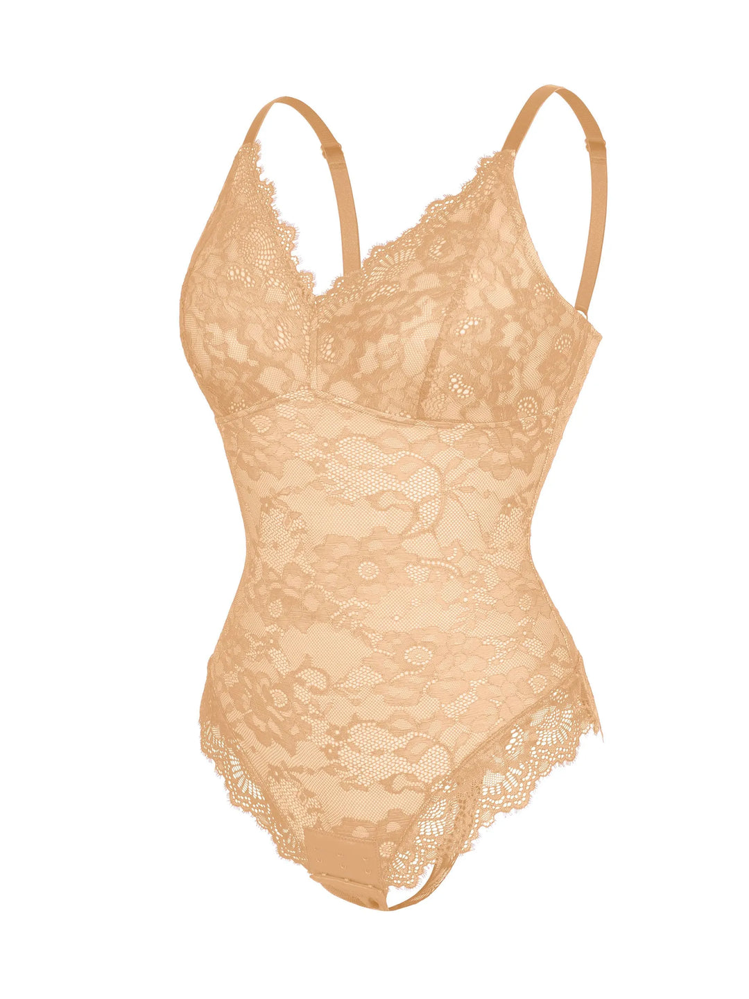 Body Essence – Lace v neck full bodysuit