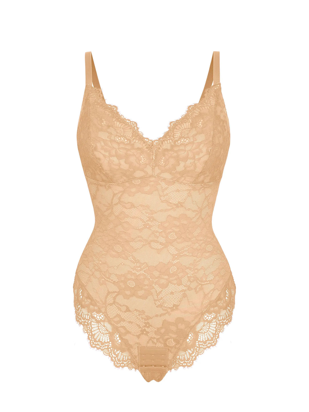 Body Essence – Lace v neck full bodysuit