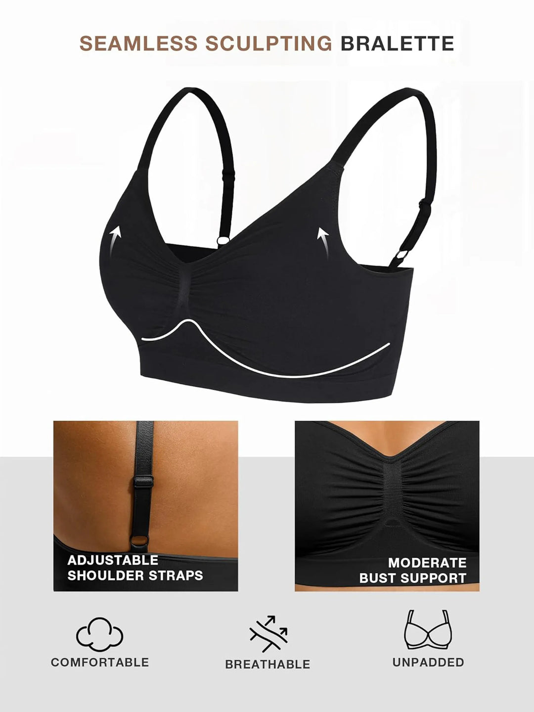 Body Essence – Everyday wireless bra unlined soft bra