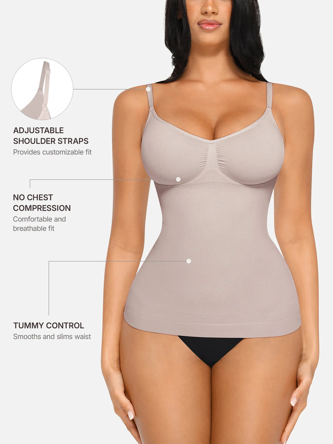 Body Essence – Bust support waist and abdomen control shape tank top vest