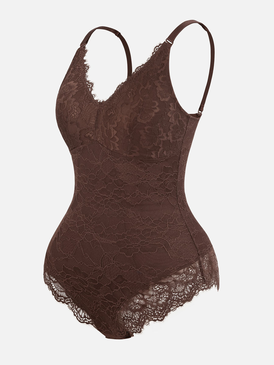 Body Essence – Lace v neck full bodysuit