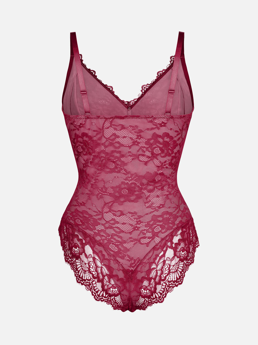 Body Essence – Lace v neck full bodysuit