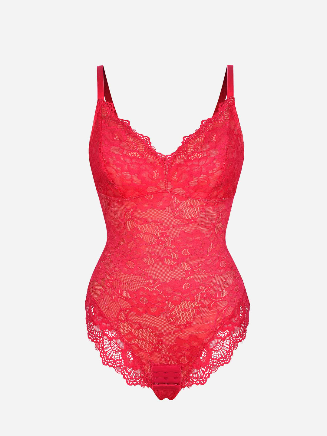 Body Essence – Lace v neck full bodysuit