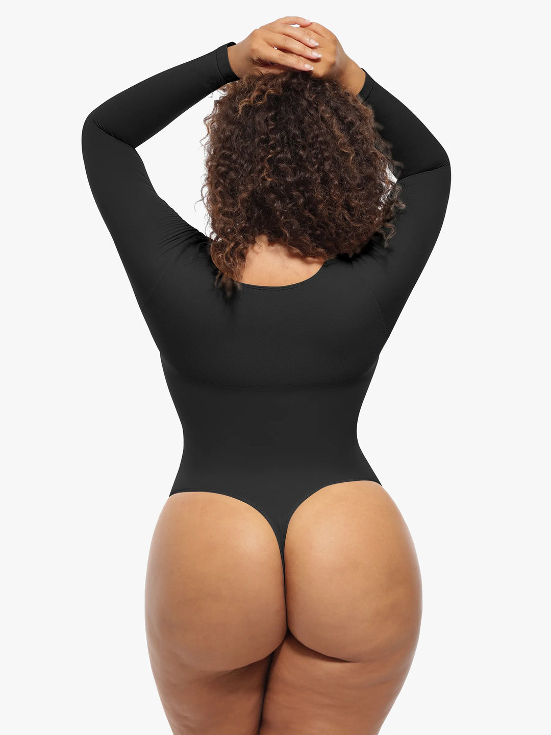 Body Essence – Seamless supportive long sleeve tummy control bodysuit