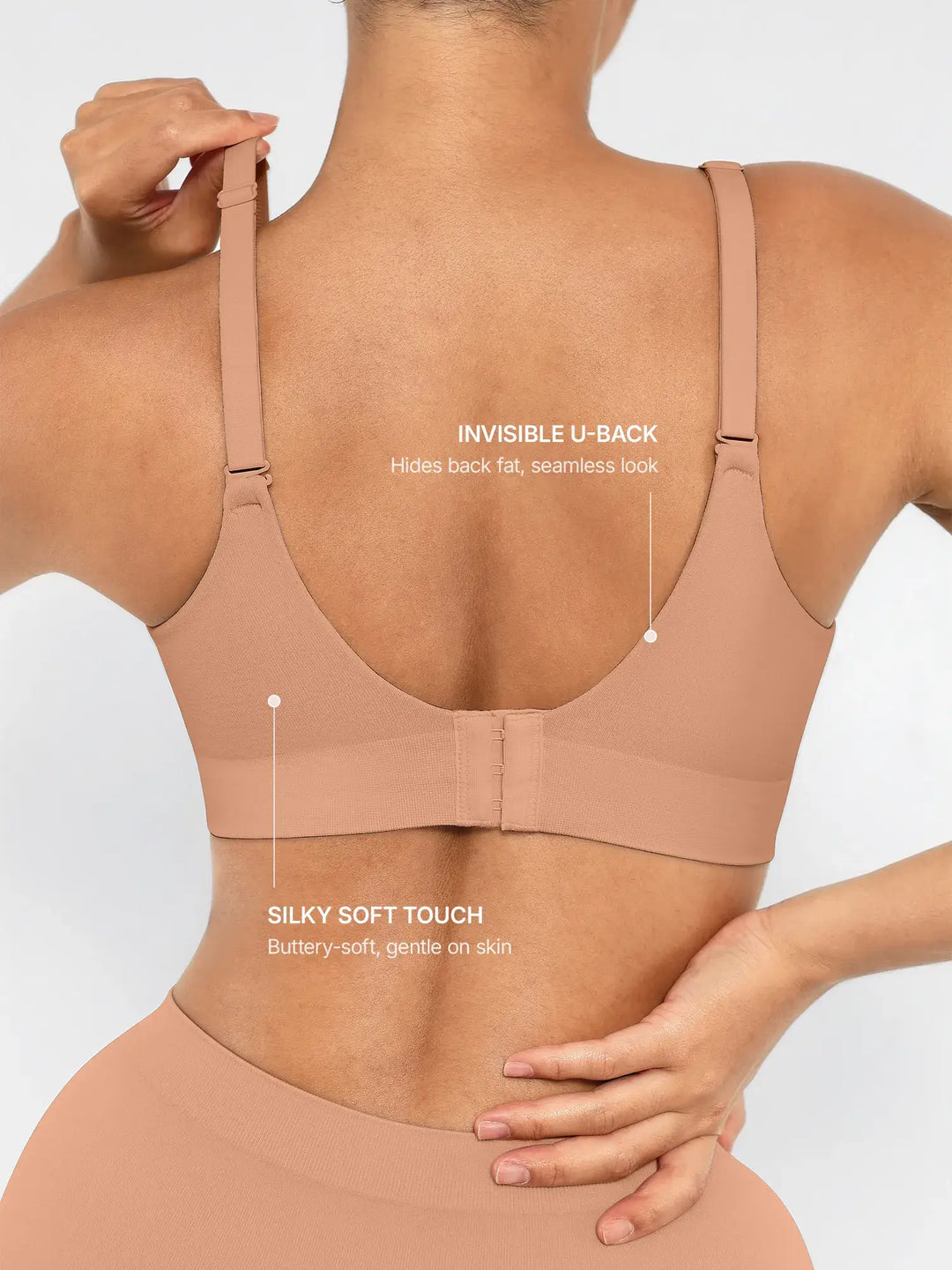 Body Essence – Wireless push-up seamless comfort full coverage bra