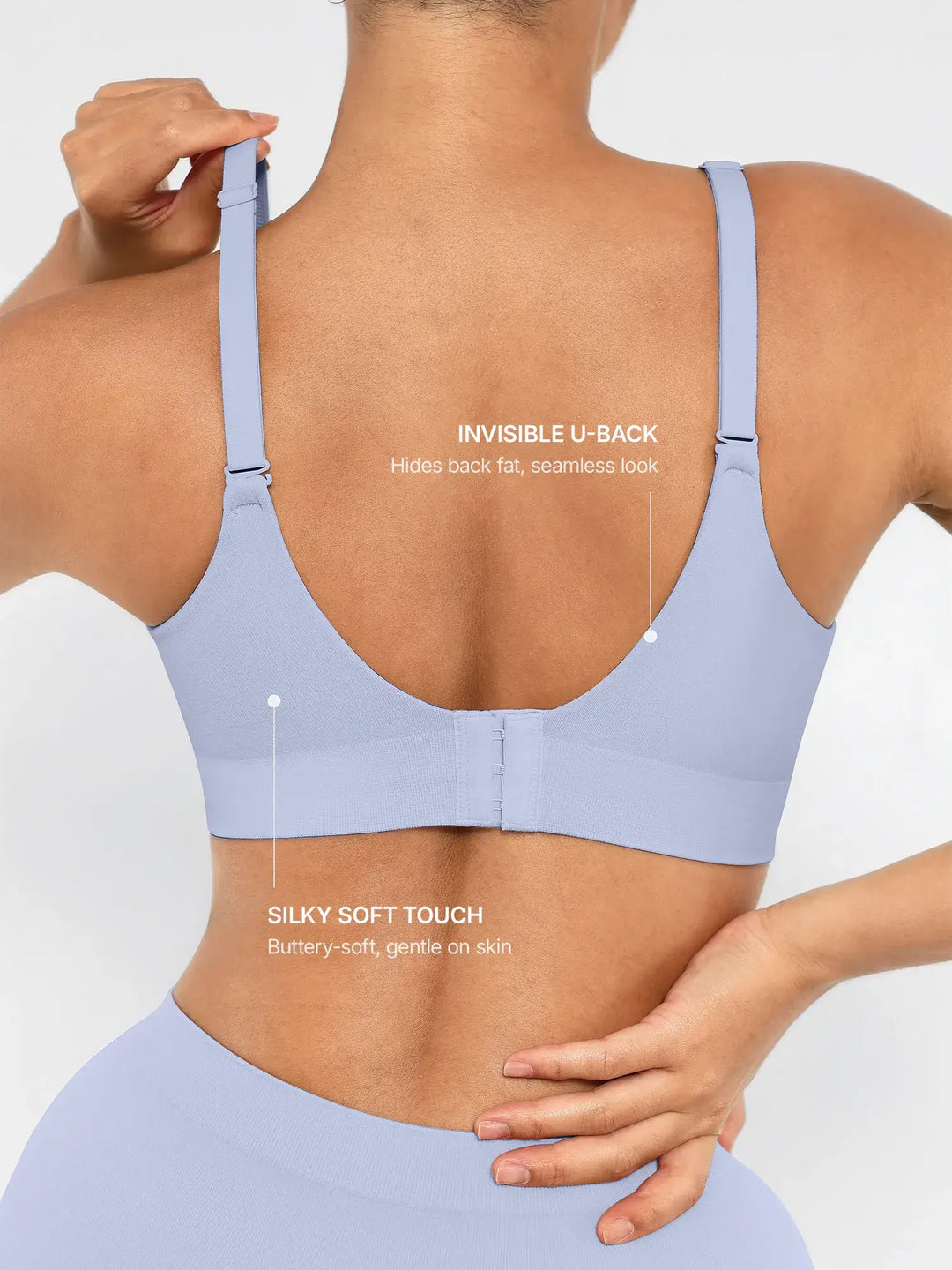 Body Essence – Wireless push-up seamless comfort full coverage bra