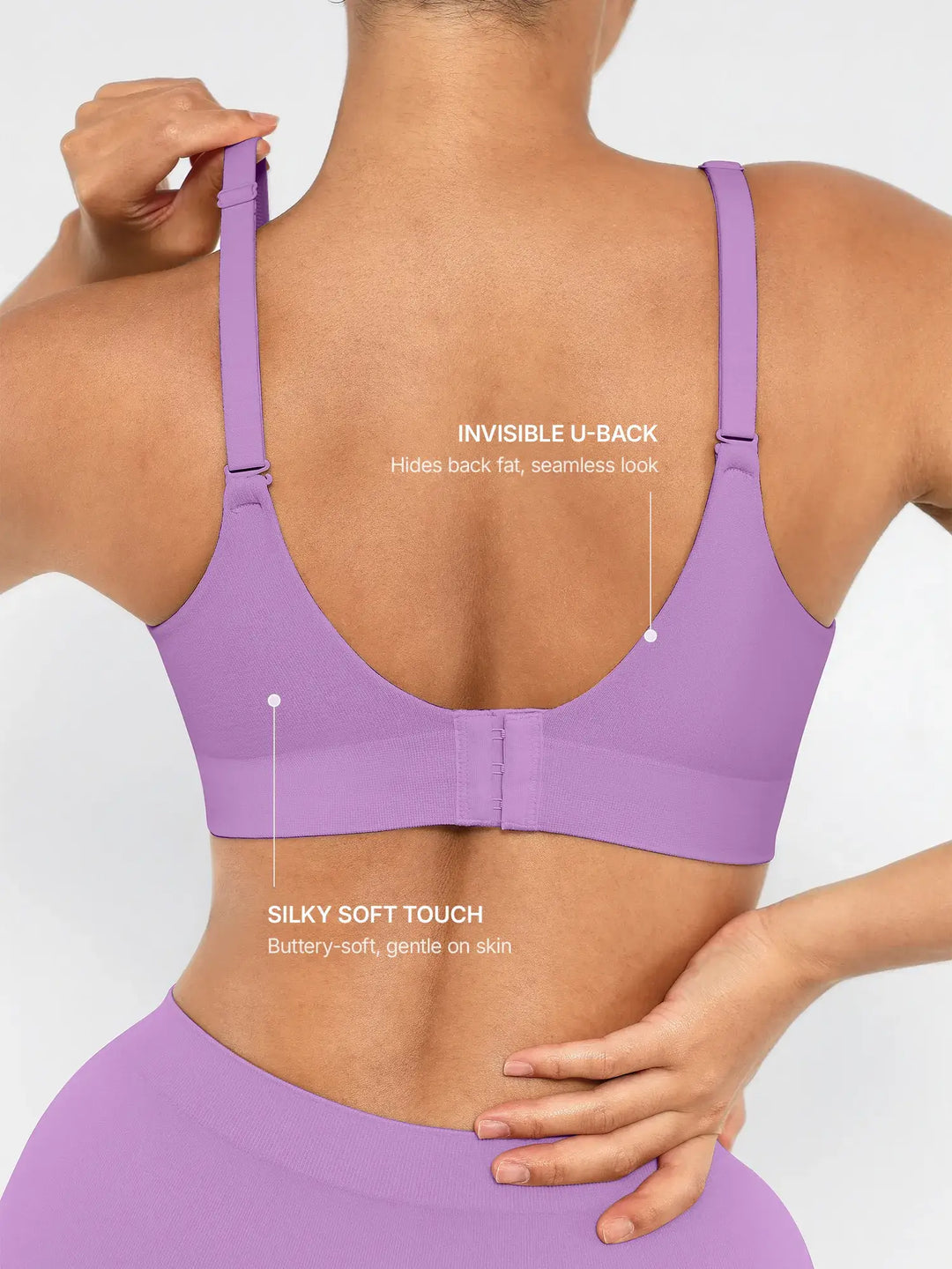 Body Essence – Wireless push-up seamless comfort full coverage bra