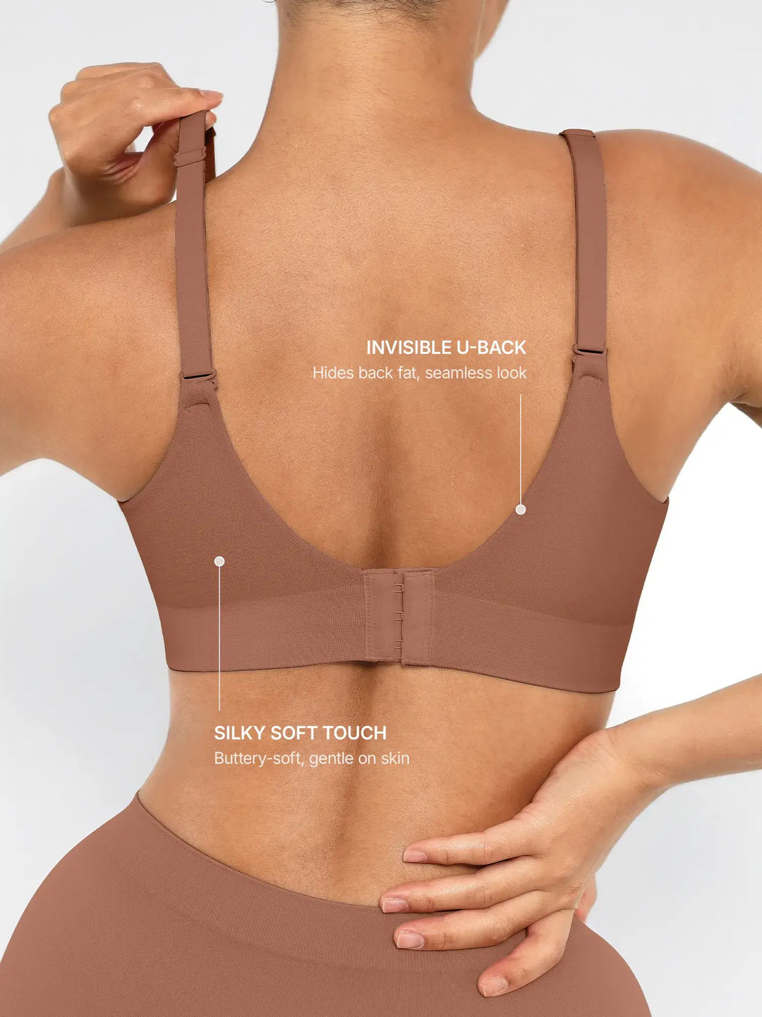 Body Essence – Wireless push-up seamless comfort full coverage bra