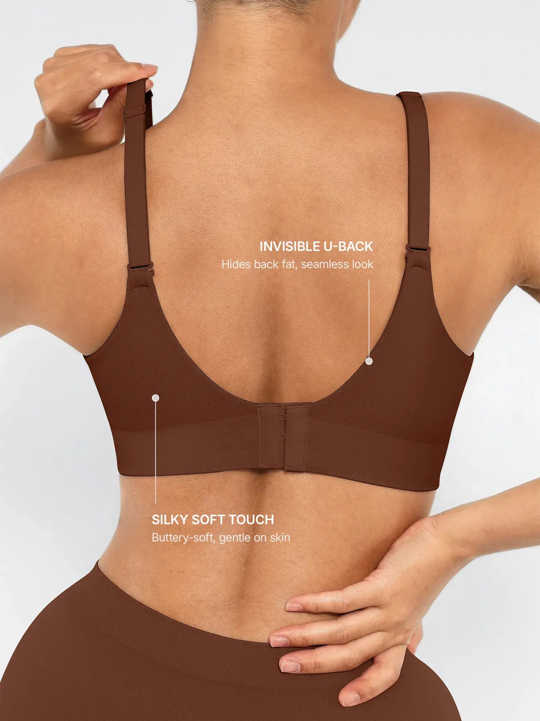 Body Essence – Wireless push-up seamless comfort full coverage bra