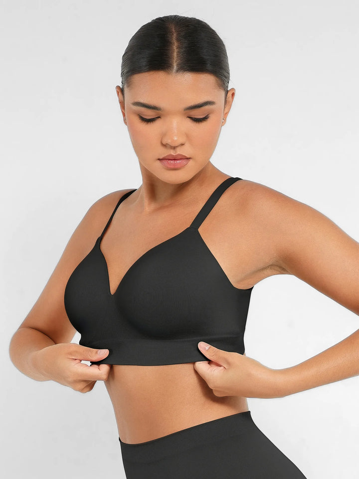 Body Essence – Wireless push-up seamless comfort full coverage bra