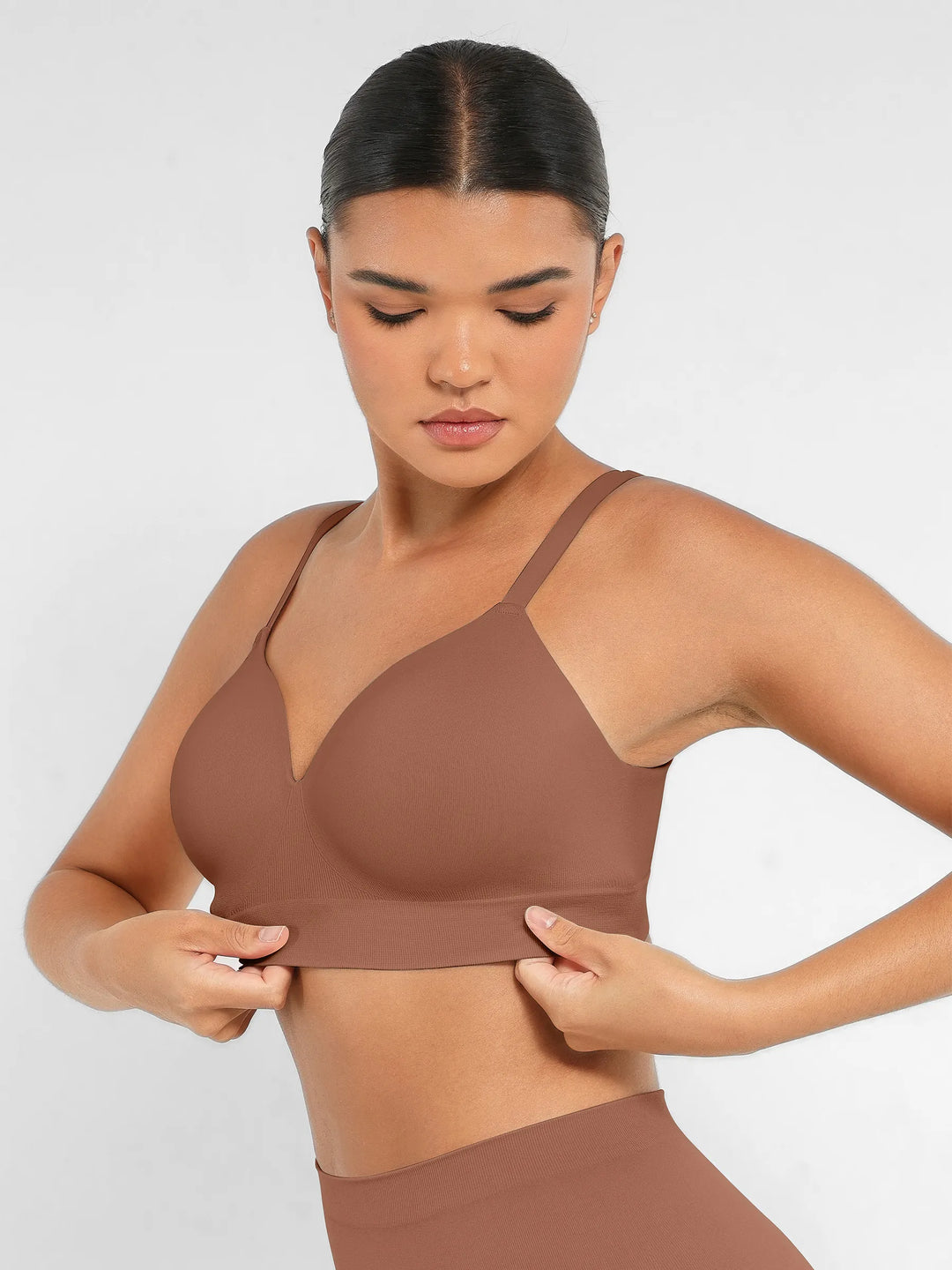 Body Essence – Wireless push-up seamless comfort full coverage bra