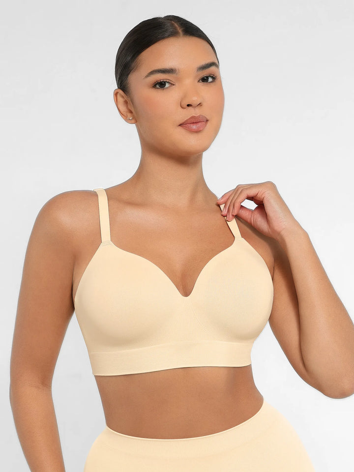 Body Essence – Wireless push-up seamless comfort full coverage bra