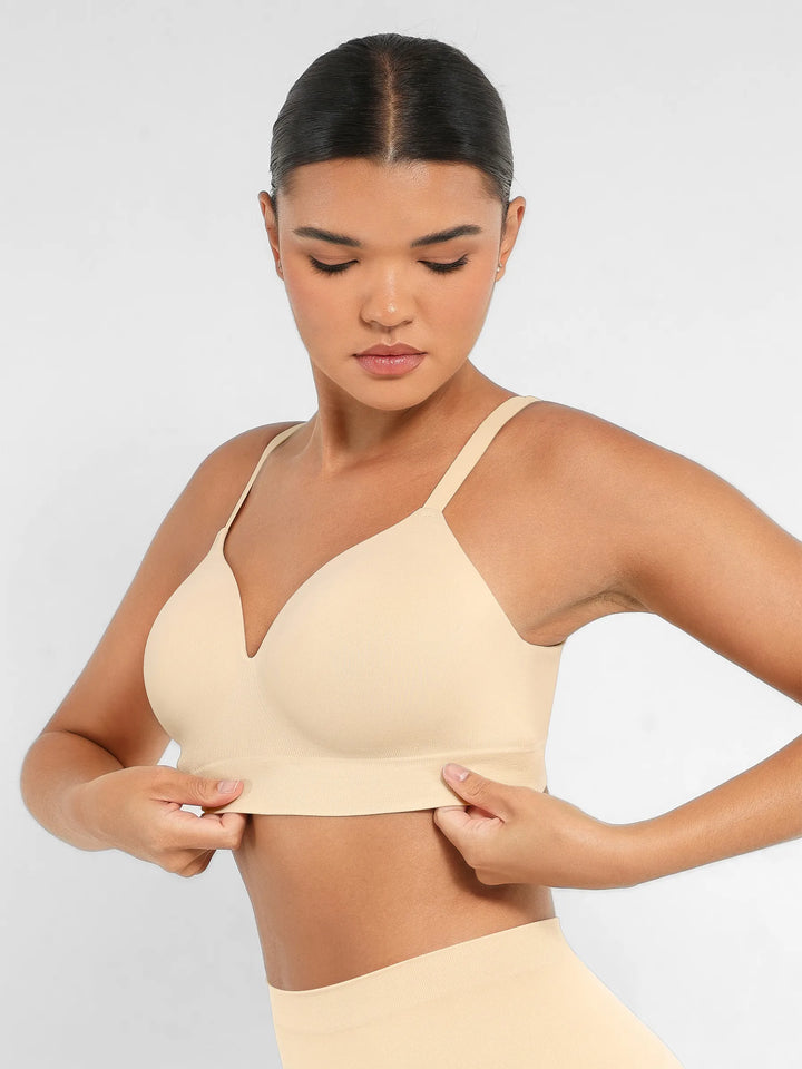 Body Essence – Wireless push-up seamless comfort full coverage bra