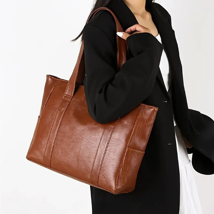 Terra – Classic large tote handbag Elena with sleek design