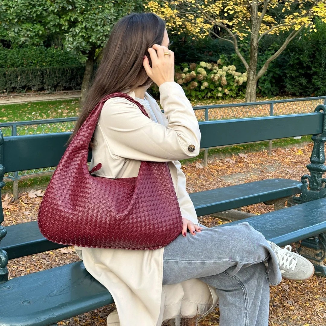 Terra – Classic woven hobo shoulder bag Siena