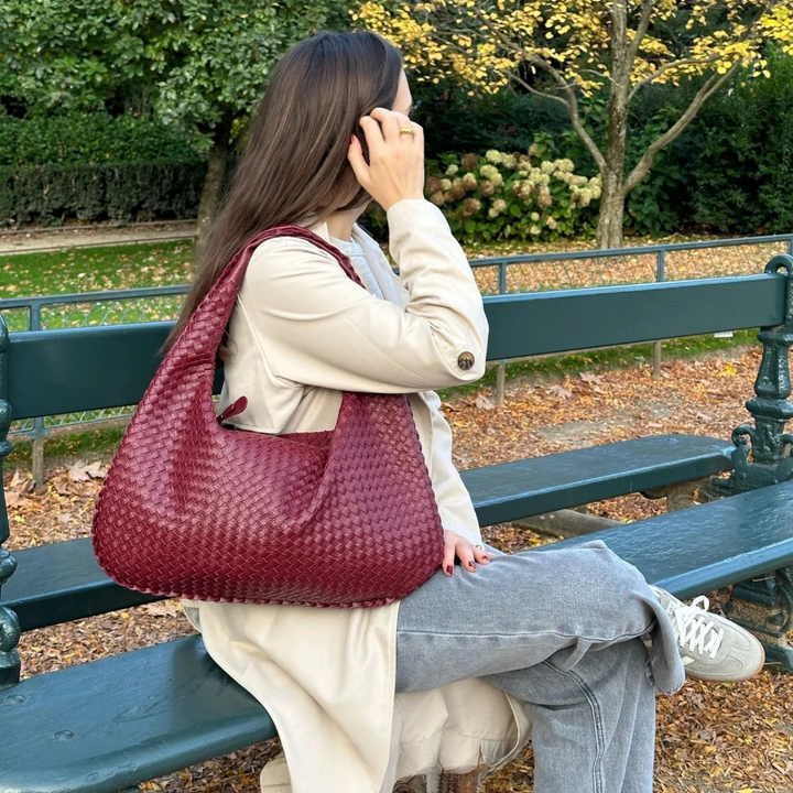 Terra – Classic woven hobo shoulder bag Siena