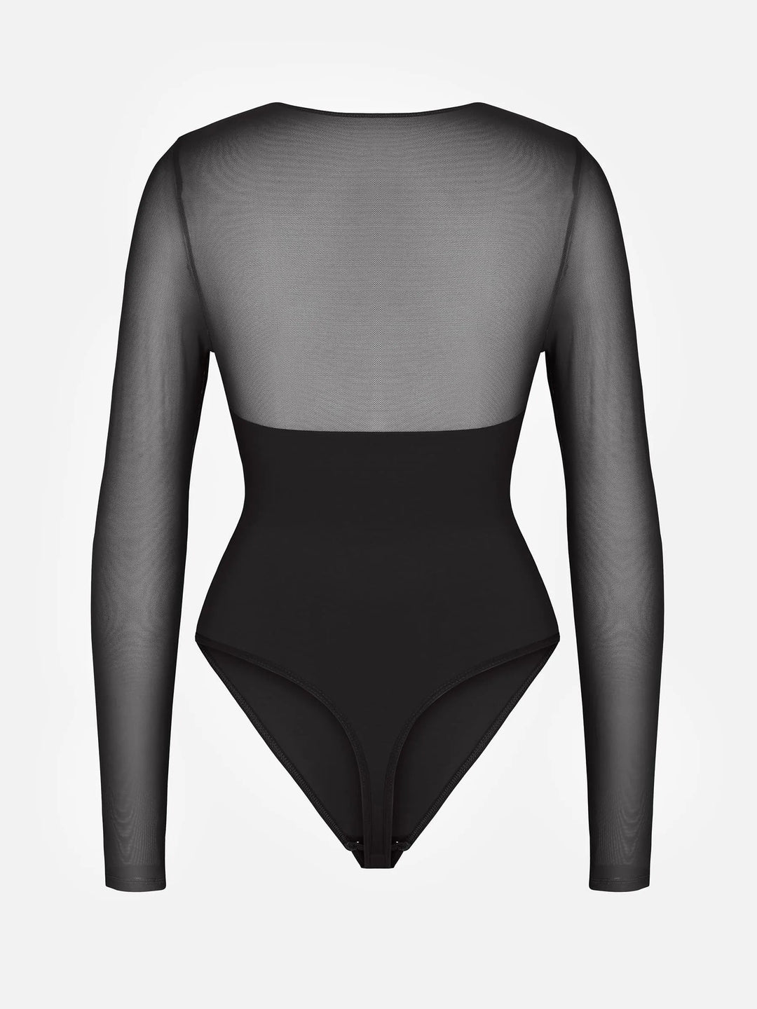 Body Essence – Mesh panel v-neck bodysuit