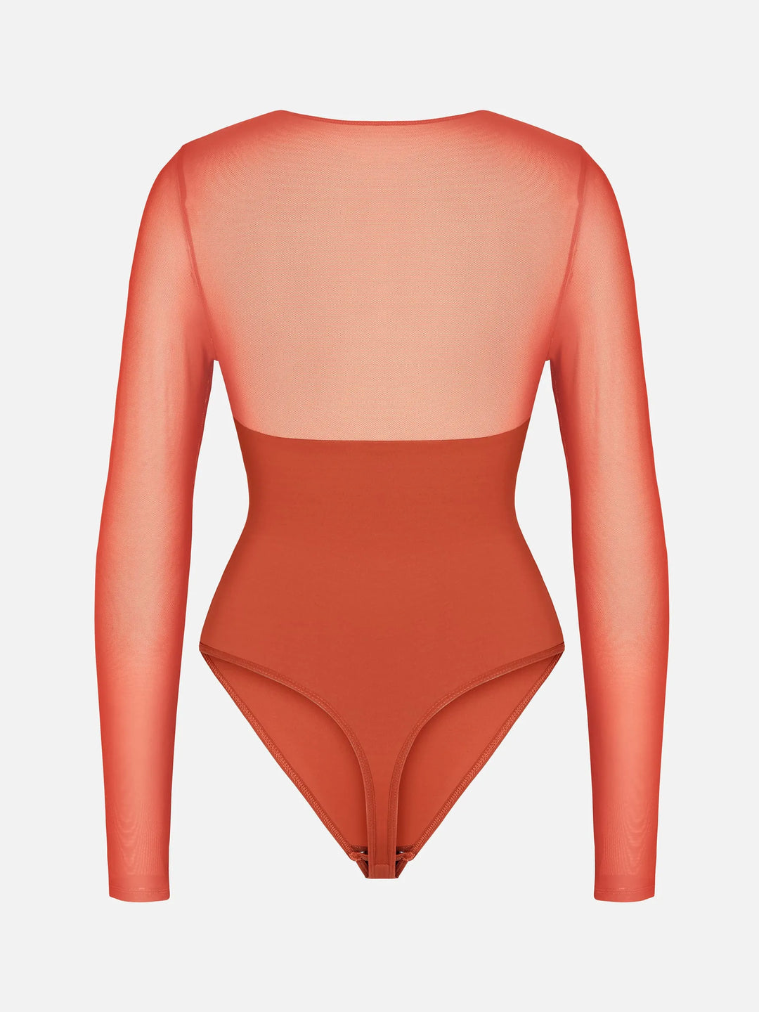 Body Essence – Mesh panel v-neck bodysuit