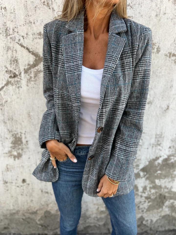 Haven – Checkered winter blazer