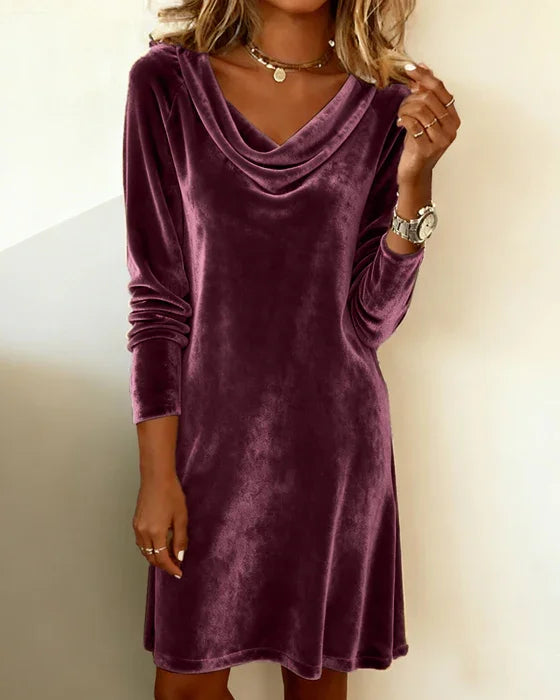 Aurélia | Loose Fitting Velvet Dress