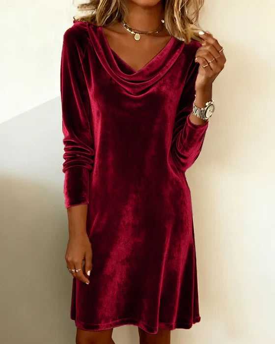 Aurélia | Loose Fitting Velvet Dress