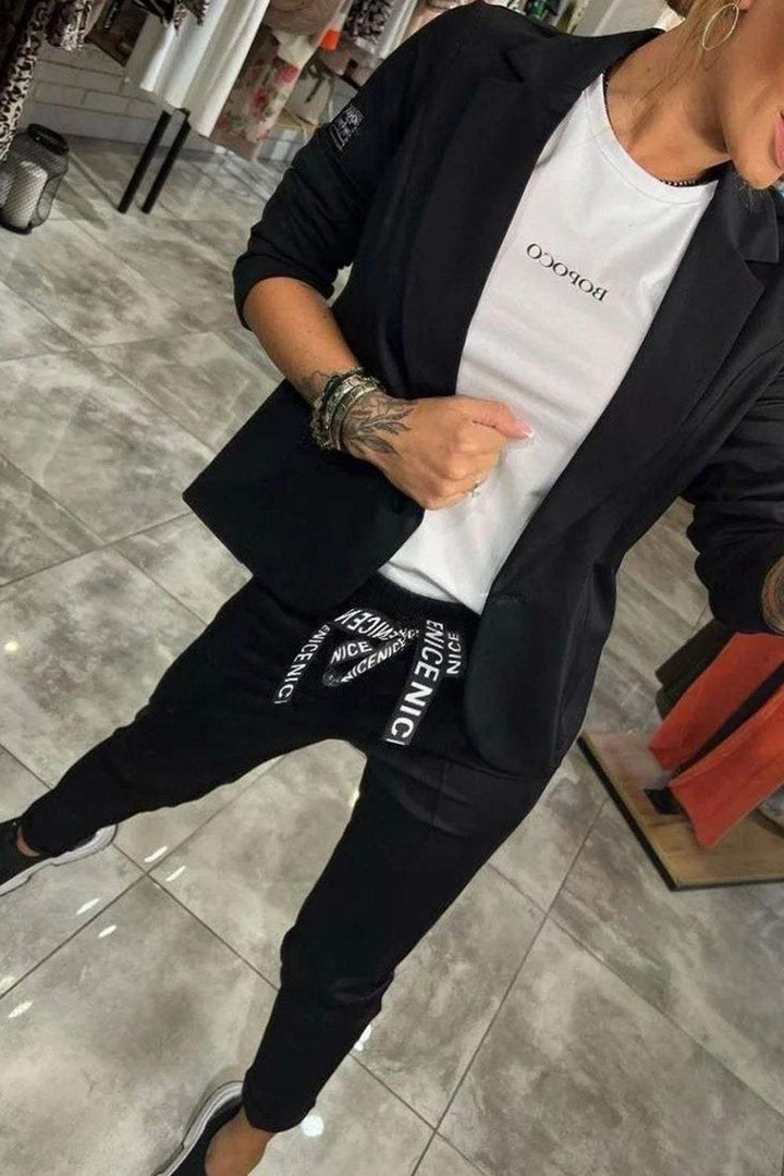 Haven – Relaxed solid color two-piece set for women