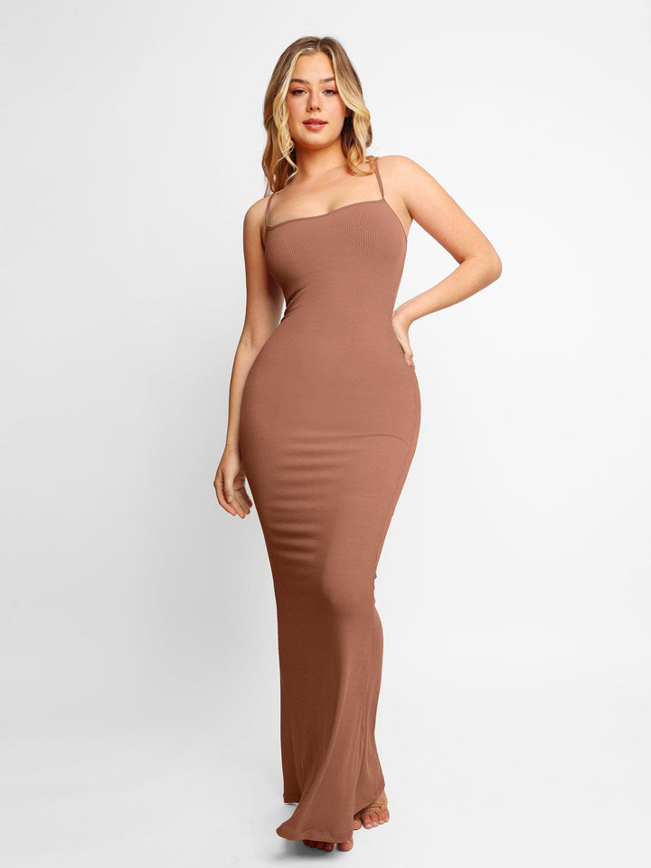 Grace – Shapewear modal slimming maxi slip dress