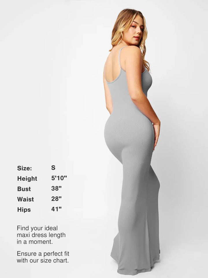 Grace – Shapewear modal slimming maxi slip dress