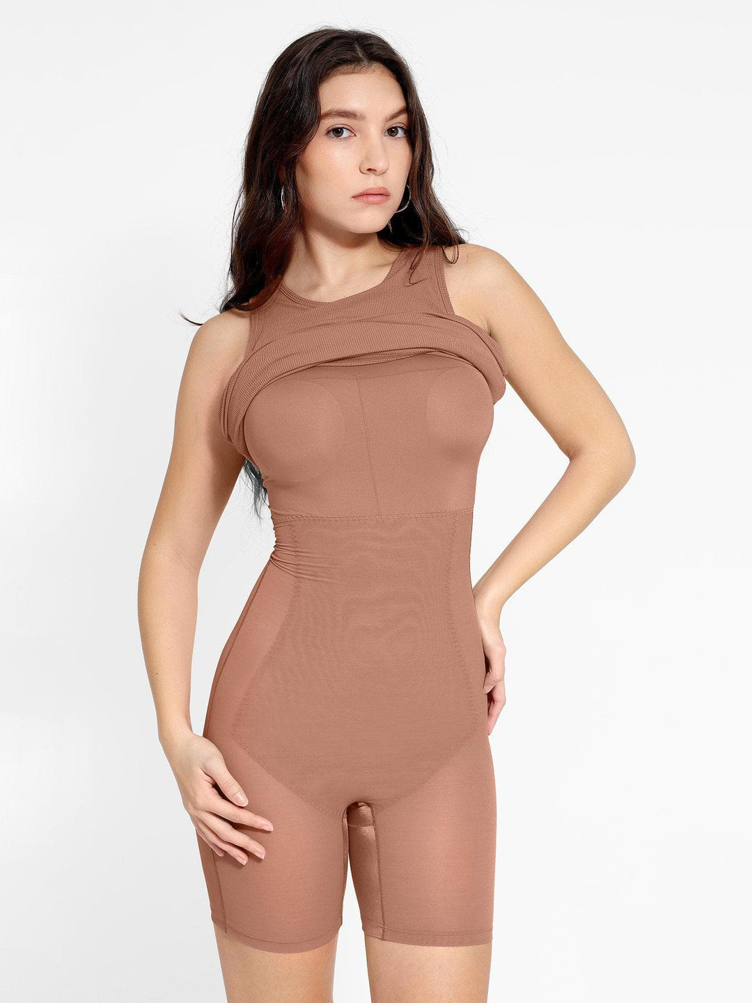 Body Essence – Shapewear modal tummy control midi dress